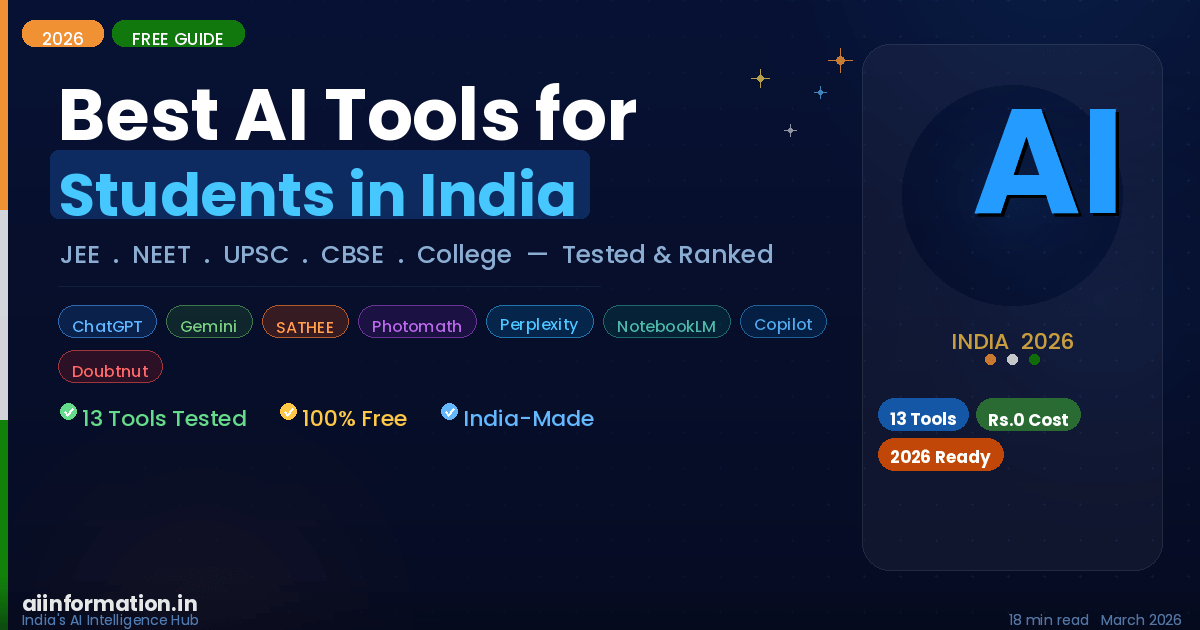 Best AI Tools for Students in 2026: Free, Tested, and Actually Worth Using